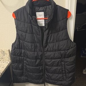 GAP Charcoal Quilted Vest